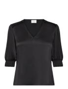 Dante6 D6Cascais Silk Blouse Svart