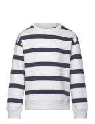 Striped Print Sweatshirt Tops Sweat-shirts & Hoodies Sweat-shirts Mult...