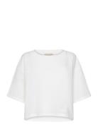 Puglia Shirt Tops Blouses Short-sleeved White A Part Of The Art