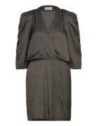 Ruz Satin Designers Short Dress Grey Zadig & Voltaire