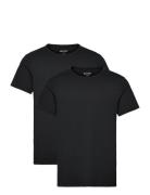 Style Allen 2-Pack Tops T-shirts Short-sleeved Black MUSTANG