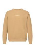 Fat Moose Christopher Crew Neck Beige