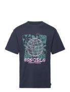 Swc Earth Power Tee Sport T-shirts Short-sleeved Navy Rip Curl