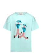 Bobo Choses Dancing Giants T-Shirt Blå