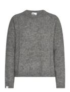 Astrid Rn Sweater Tops Knitwear Jumpers Grey Once Untold