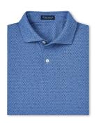 Peter Millar Staccato Performance Jersey Polo - Edwin Spread Co Blå