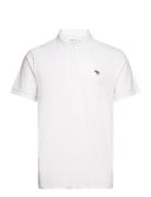 Anf Mens Knits Tops Polos Short-sleeved White Abercrombie & Fitch