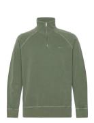 Sunfaded Half Zip Tops Sweat-shirts & Hoodies Sweat-shirts Green GANT