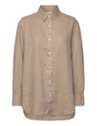 Salova Shirt 14329 Tops Shirts Long-sleeved Brown Samsøe Samsøe