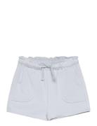 Mango Cotton Drawstring Waist Shorts Grå