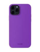 Silic Case Iph 12/12 Pro Mobilaccessoarer-covers Ph Cases Purple Holdi...