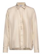 Ahlvar Gallery Mia Twill Shirt Beige