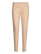 Mmabbey Night Pant Bottoms Trousers Slim Fit Trousers Beige MOS MOSH