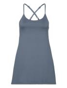 Lux Strappy Dress Sport Short Dress Blue Reebok Performance