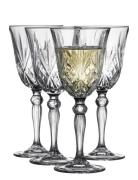 Lyngby Glas Hvidvin 4 Stk. Lyngby Melodia Nude