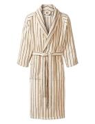 Naram Bathrobe - Creme & Ink Home Textiles Bathroom Textiles Robes Mul...