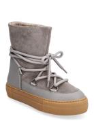 Biateddy Snow Boot Suede Shoes Wintershoes Grey Bianco