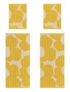 Marimekko Home Vesi Unikko Towel Set Of 4 Gul