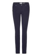 Woven Five Pockets Bottoms Trousers Slim Fit Trousers Navy Marc O'Polo