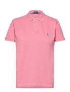 Classic Fit Mesh Polo Shirt Tops T-shirts & Tops Polos Pink Polo Ralph...
