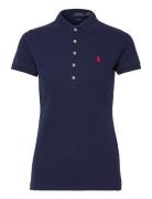 Polo Ralph Lauren Slim Fit Stretch Polo Shirt Marinblå