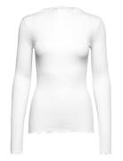 Rosemunde Silk T-Shirt Vit