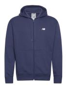 New Balance Sport Essentials Logo French Terry Full Zip Marinblå