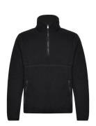 Zip-Neck Fleece Sweatshirt Tops Sweat-shirts & Hoodies Fleeces & Midla...
