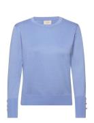 Fqkatie-Pullover Tops Knitwear Jumpers Blue FREE/QUENT