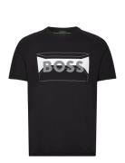 Tee 2 Sport T-shirts Short-sleeved Black BOSS