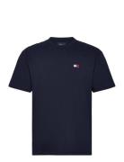Tjm Reg Badge Tee Ext Tops T-shirts Short-sleeved Navy Tommy Jeans