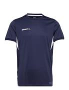 Pro Control Impact Ss Tee M Sport T-shirts Short-sleeved Blue Craft