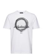 Tee 8 Sport T-shirts Short-sleeved White BOSS