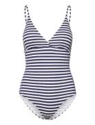 Missya Ibiza Swimsuit Jacquard Marinblå