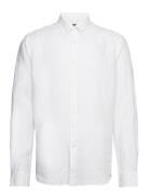 Morris Douglas Linen Shirt-Classic Fit Vit