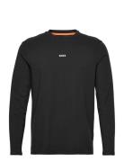 Tchark Tops T-shirts Long-sleeved Black BOSS