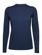 BACKTEE Ladies First Skin Round Neck Marinblå