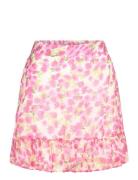 Vmsmilla H/W Short Skirt Wvn Ga Kort Kjol Pink Vero Moda