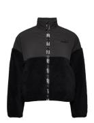 Sherpa Jacket Sport Sweat-shirts & Hoodies Fleeces & Midlayers Black P...