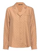 Liliane Alice Shirt Tops Shirts Long-sleeved Orange Bruuns Bazaar