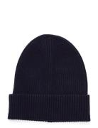 Knitted Beanie Basic Rib Accessories Headwear Hats Beanie Blue Lindex