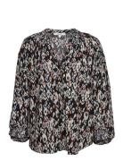 Ladies Shirt Ls Tops Blouses Long-sleeved Multi/patterned Garcia