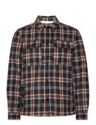 Aklion Boiled Wool Overshirt Tops Overshirts Multi/patterned Anerkjend...