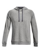 Ua Rival Fleece Hoodie Sport Sweat-shirts & Hoodies Hoodies Grey Under...