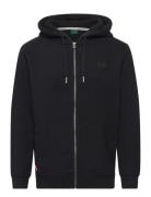 Superdry Essential Logo Zip Hoodie Svart