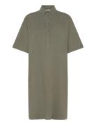 MOS MOSH Mmlowana Linen Dress Khaki Green