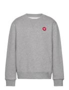 Double A By Wood Wood Rod Kids Sweatshirt Gots Grå