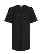 Vinanna 2/4 Sleeve Dress Kort Klänning Black Vila