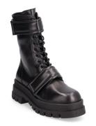 Woms Boots Shoes Boots Ankle Boots Laced Boots Black NEWD.Tamaris