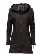 Ilse Jacobsen 3/4 Raincoat Svart